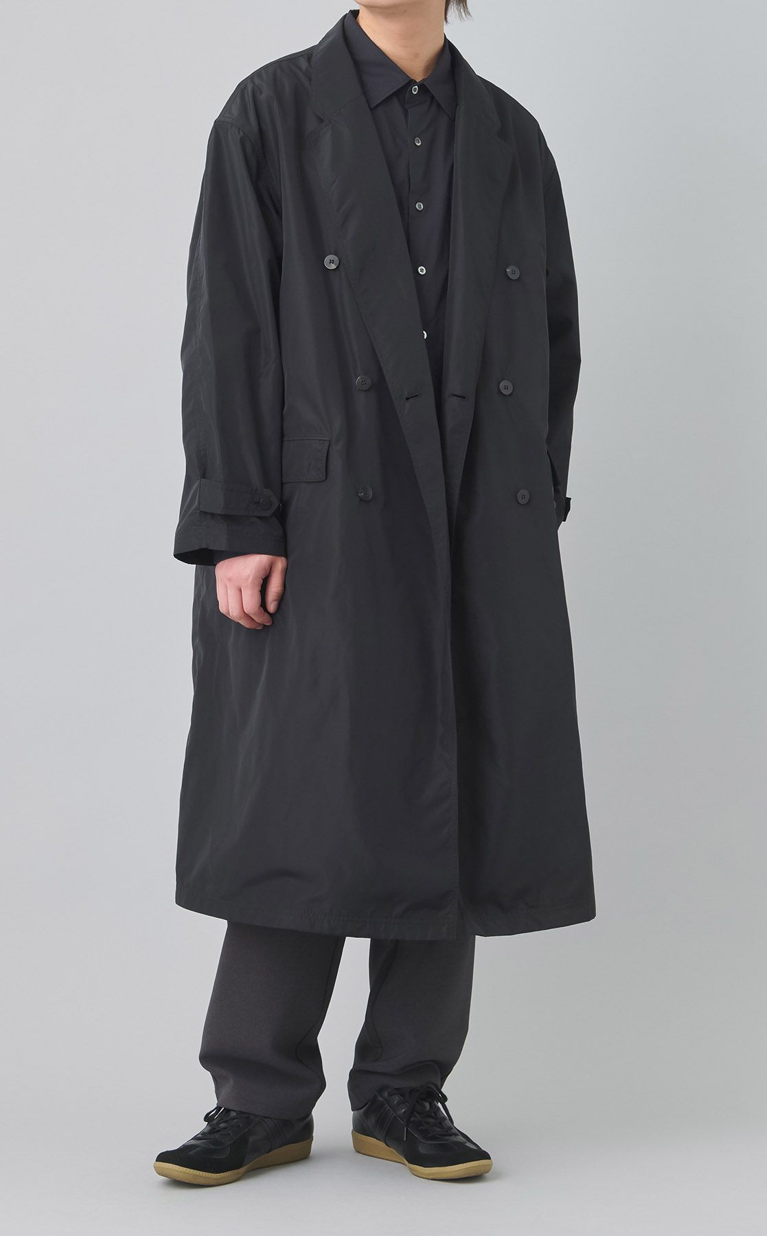 ANOTHER OFFICE アナザーオフィス Plenty Shop Coat コート AOESCT021BK-01 ブラック 01 ANOTHER OFFICE｜プレンティーショップコート