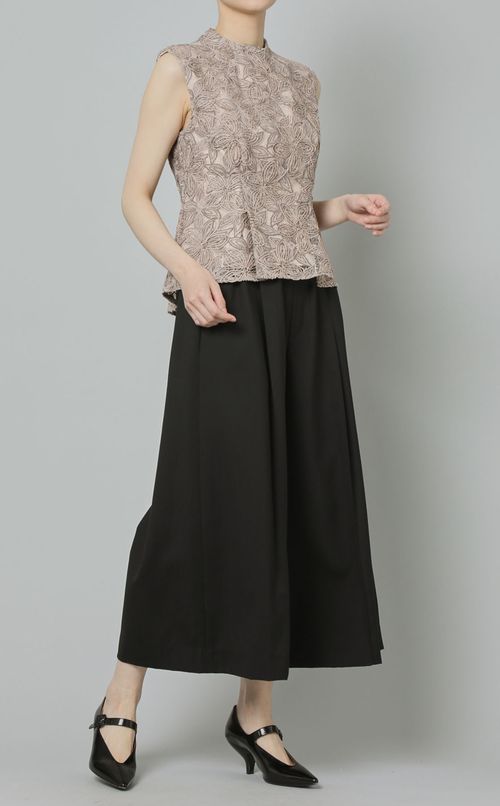 コードレースペプラムブラウス