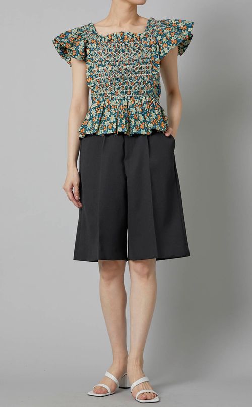 ウールツイルハーフパンツ