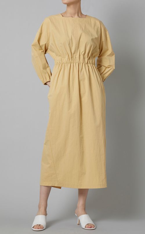 ウェストギャザーワンピース