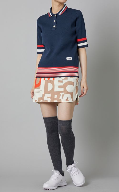 【手洗い可】ロゴコラージュプリントスカート