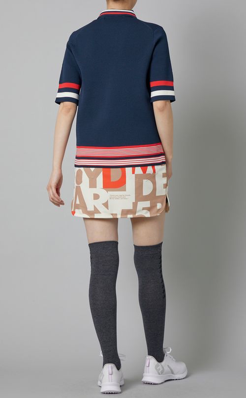 【手洗い可】ロゴコラージュプリントスカート