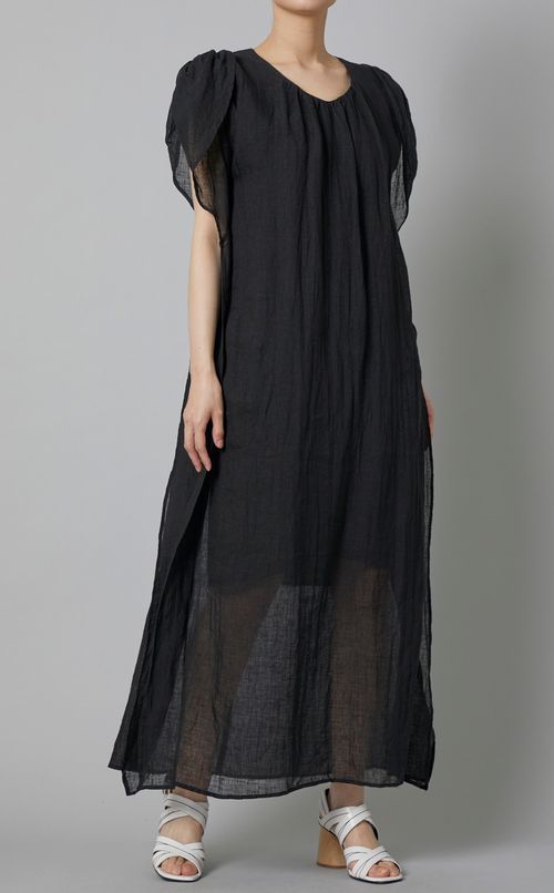 リネンボイルギャザーワンピース