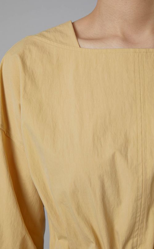 ウェストギャザーワンピース