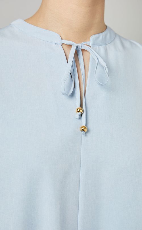 レースカフスチュニックブラウス