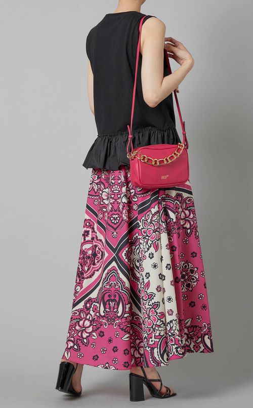 バンダナプリントコットンギャザースカート