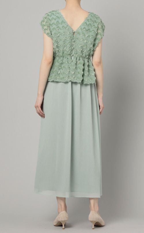 2wayジャガードビスチェワンピース