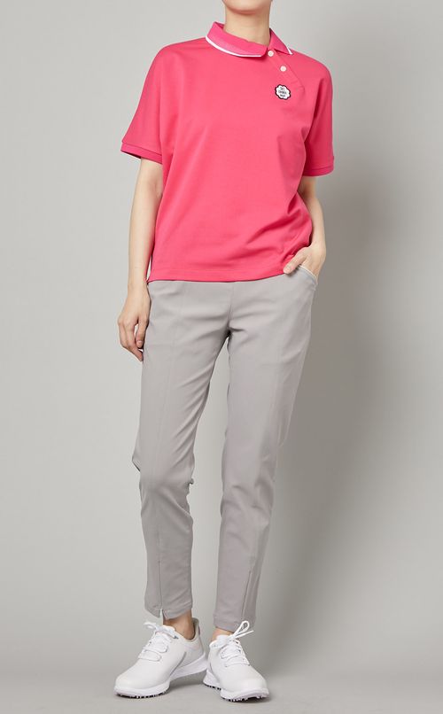 【手洗い可】ストレッチベルトレステーパードパンツ