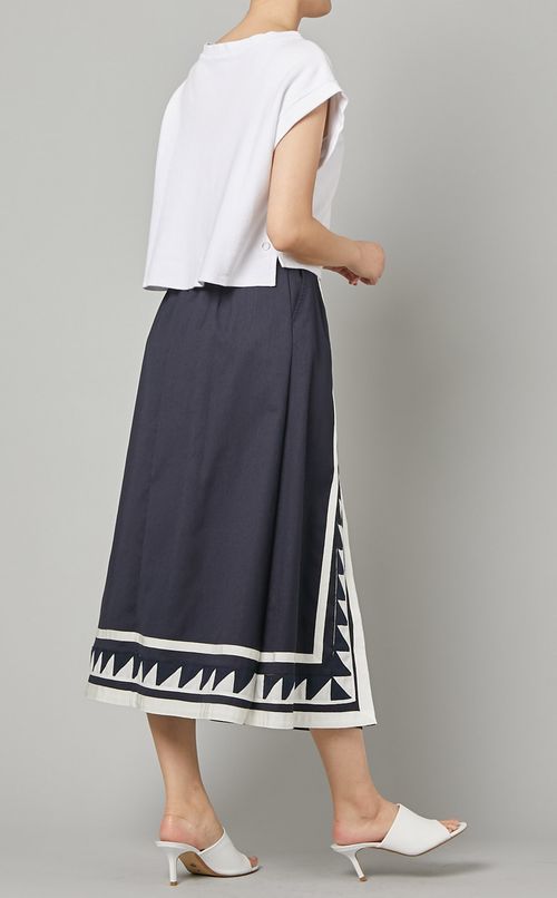 ジグザグモチーフスカート