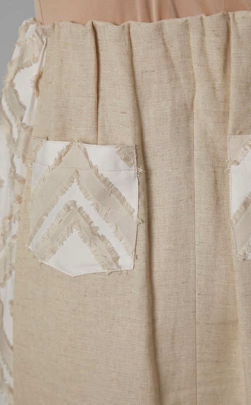 カットジャガードスカート