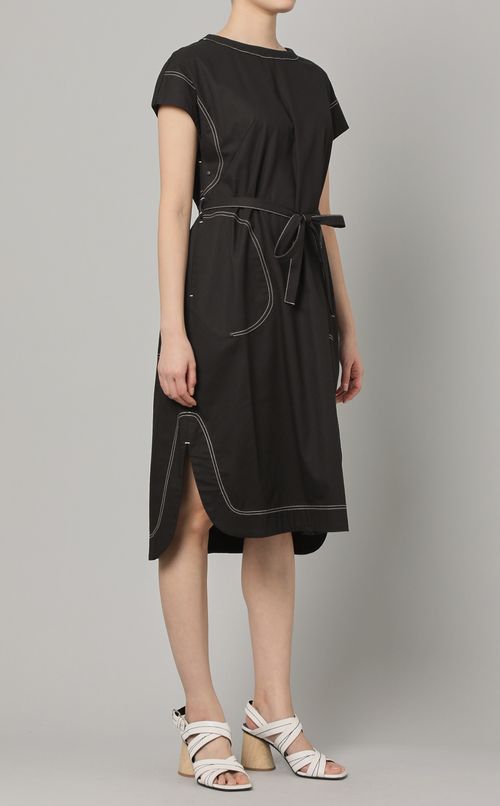 2wayステッチワークワンピース