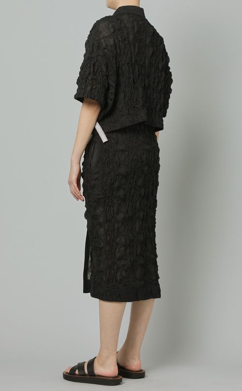 エンブロイダリーシャーリングシャツ