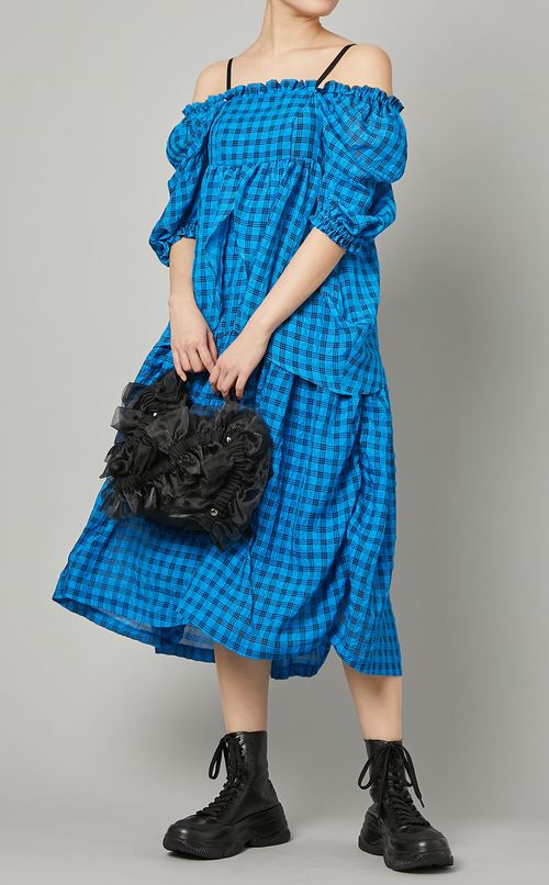 フリルストラップバッグ