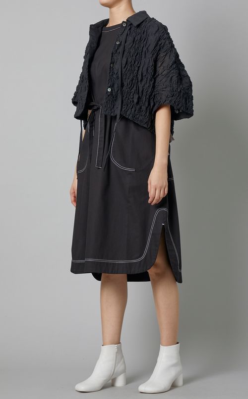 エンブロイダリーシャーリングシャツ