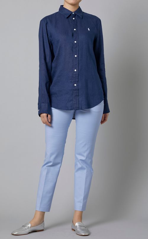 ボタンフロントシャツ