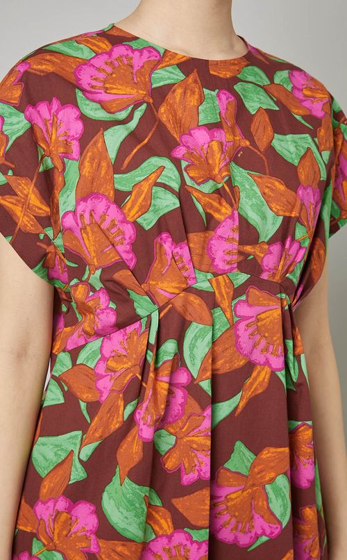 フラワープリントワンピース