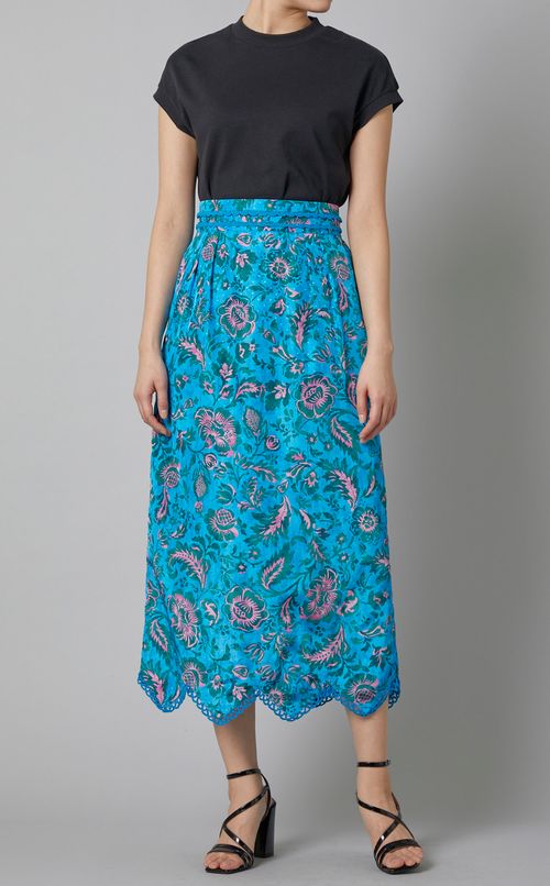 ハンコプリントフレアスカート