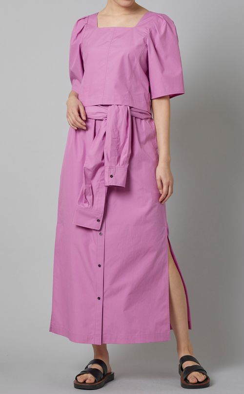 2wayフロントボタンスカート