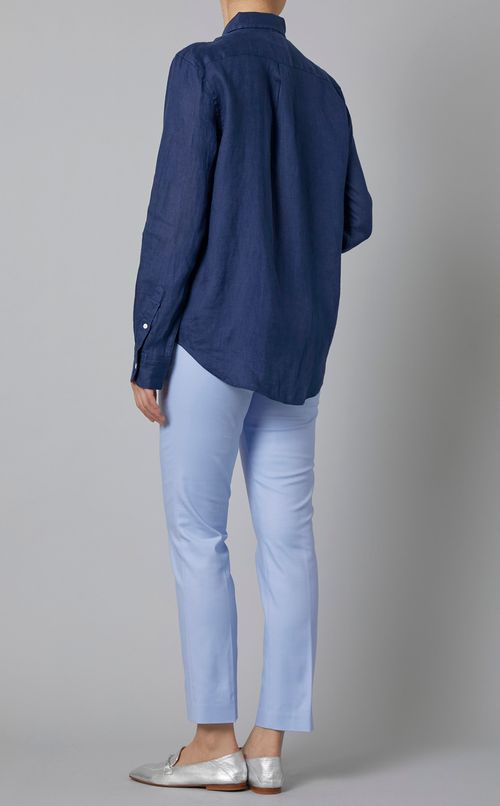 ボタンフロントシャツ