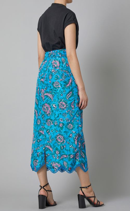 ハンコプリントフレアスカート