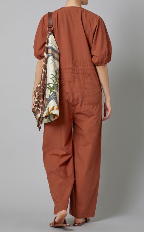 ハーフジップオールインワン