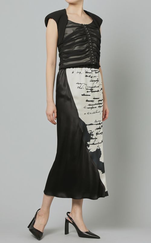 プリントイージースカート