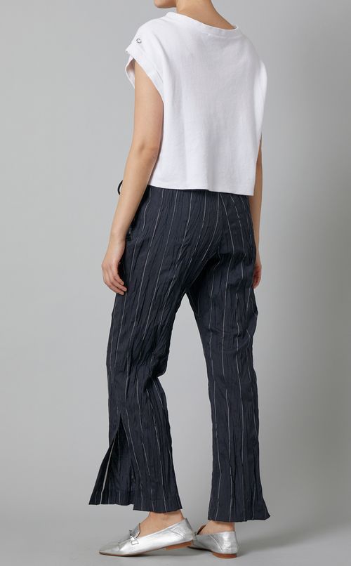 ストレートスリットパンツ