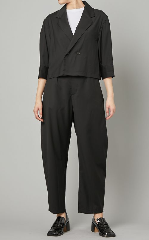 ウールトロクロップドテーラードジャケット