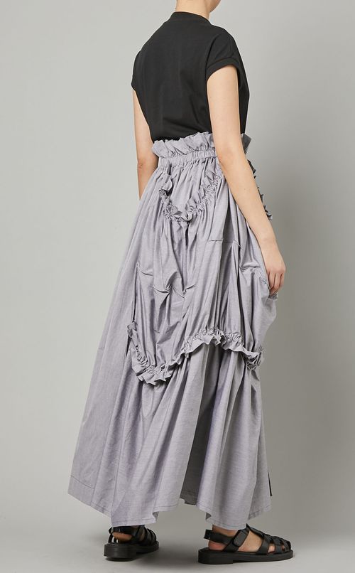 アシンメトリーロングスカート