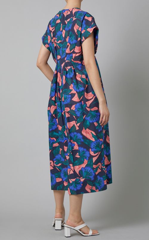 フラワープリントワンピース