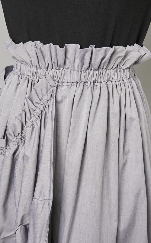 アシンメトリーロングスカート