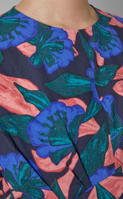 フラワープリントワンピース