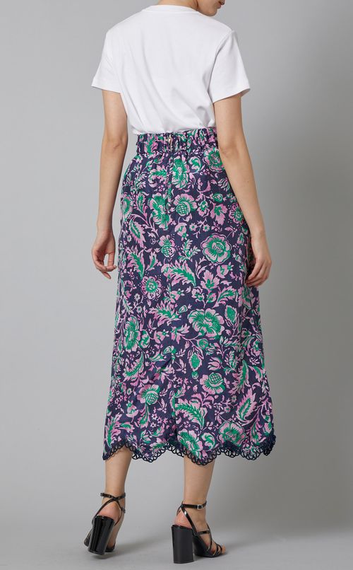 ハンコプリントフレアスカート