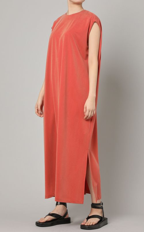 ジャージースリーブレスワンピース