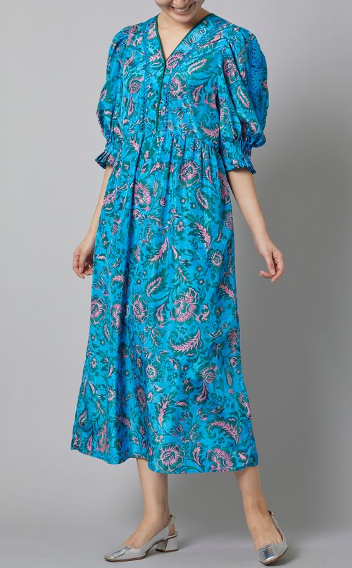 ハンコプリントワンピース