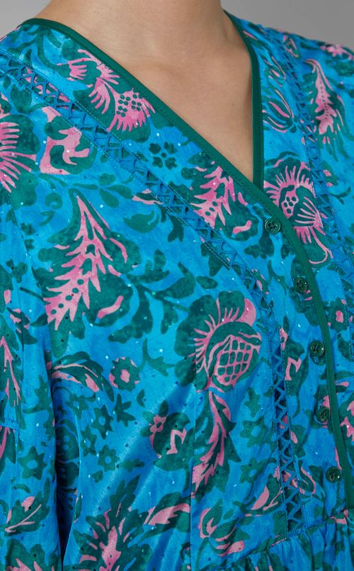 ハンコプリントワンピース