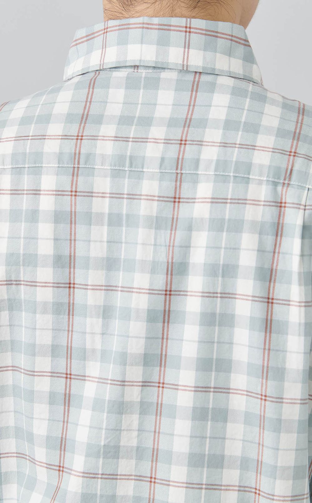 タータンチェックツイルシャツ