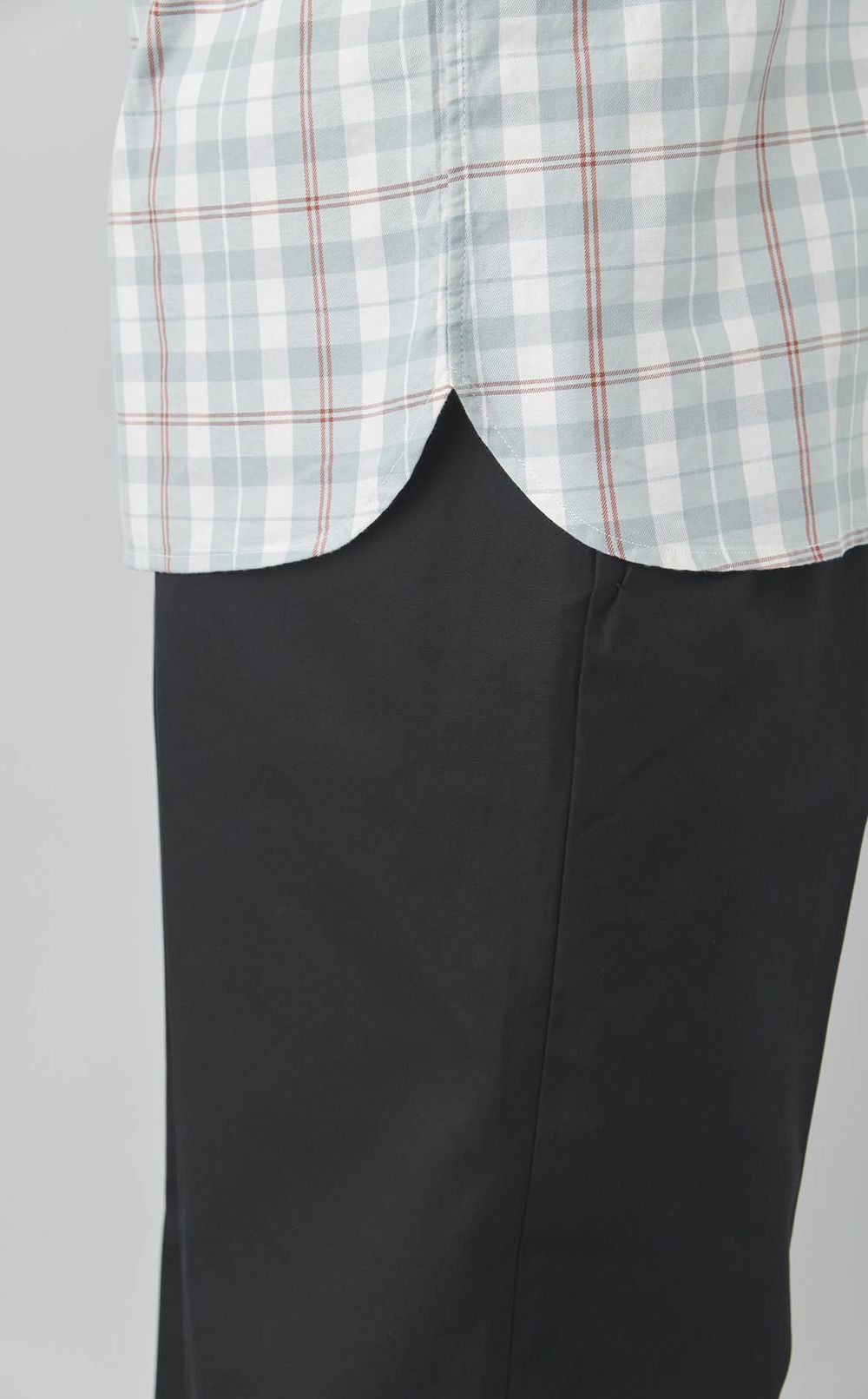 タータンチェックツイルシャツ