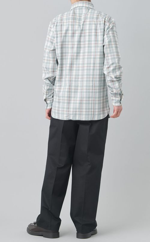 タータンチェックツイルシャツ