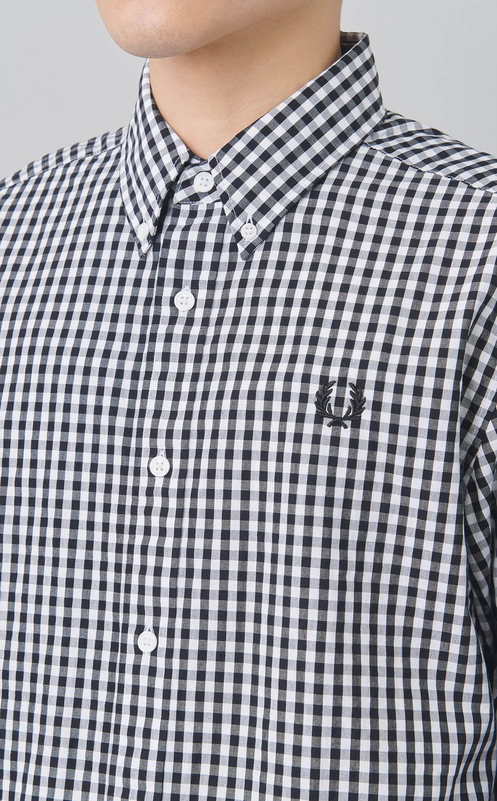 ギンガムチェックシャツ