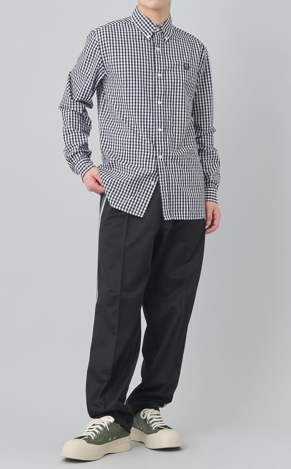 ギンガムチェックシャツ