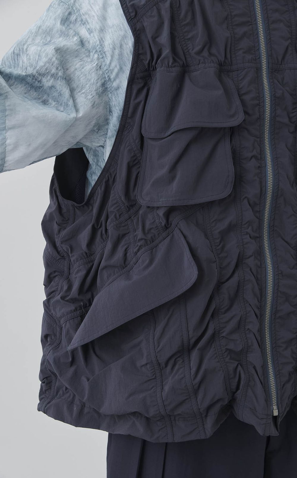 パッチワークオーバーサイズベスト