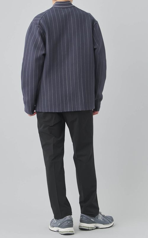 ストライプVネックカーディガン