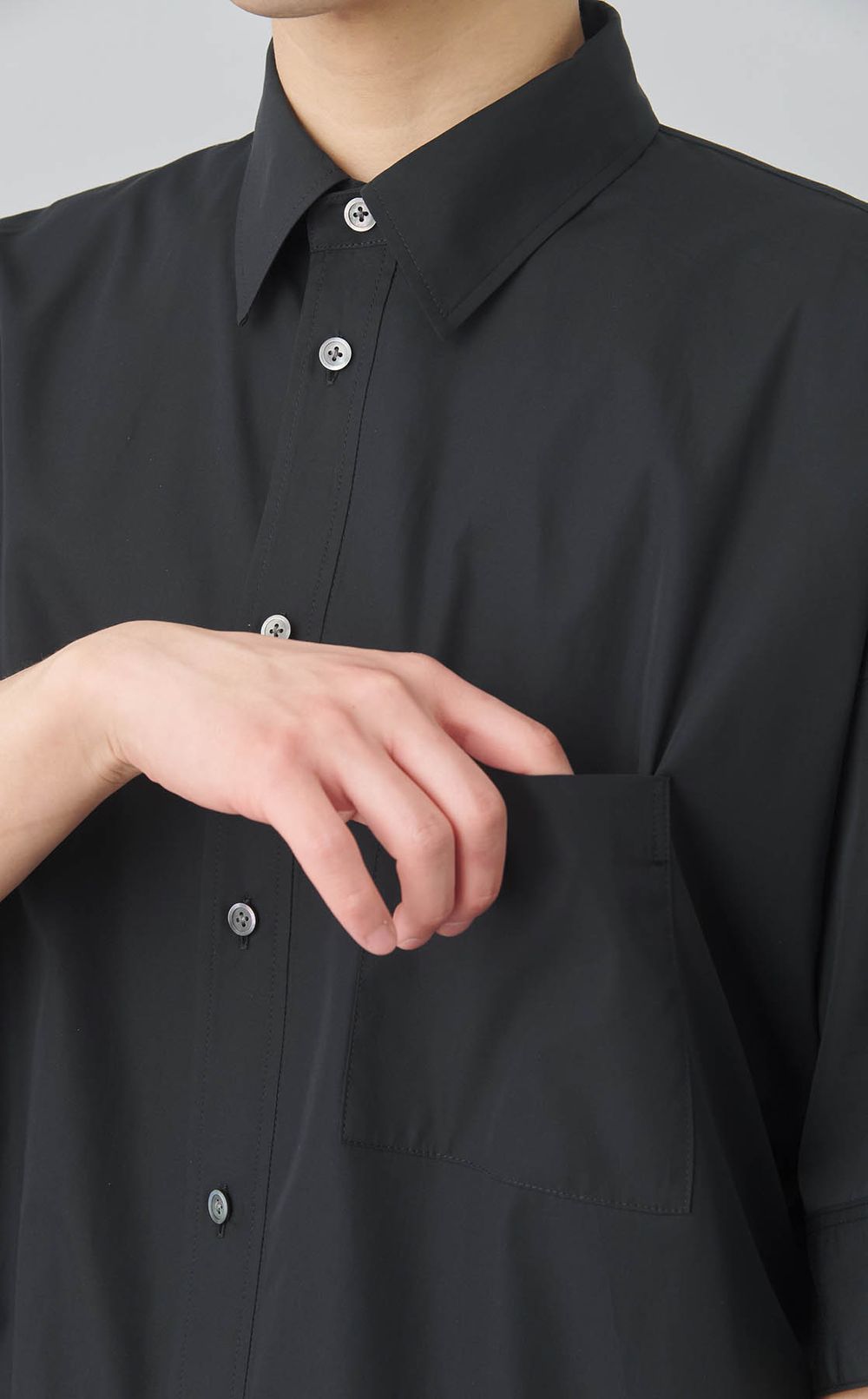 ブロードショートスリーブシャツ