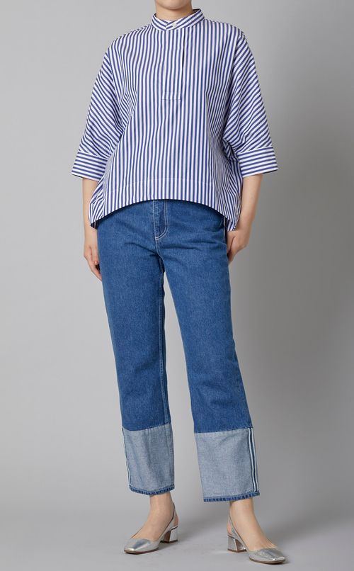 ロールアップデニムパンツ