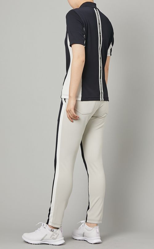 【手洗い可】モックネックジッパープルオーバー