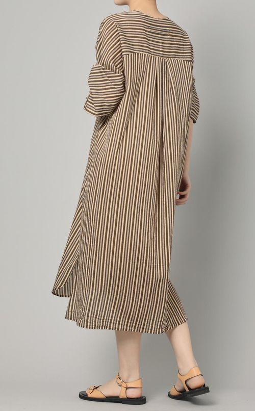 コットンツイストスリーブワンピース