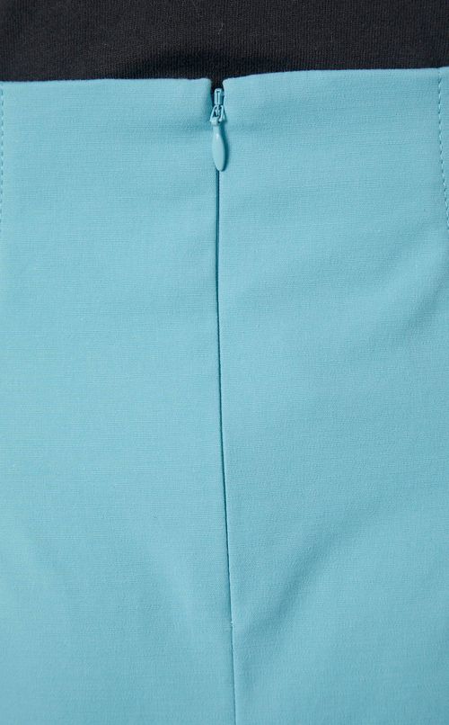 コットンハイウエストタイトフレアスカート