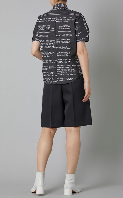 タイプライタープリントシャツ