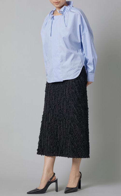 カットジャガードセミフレアスカート